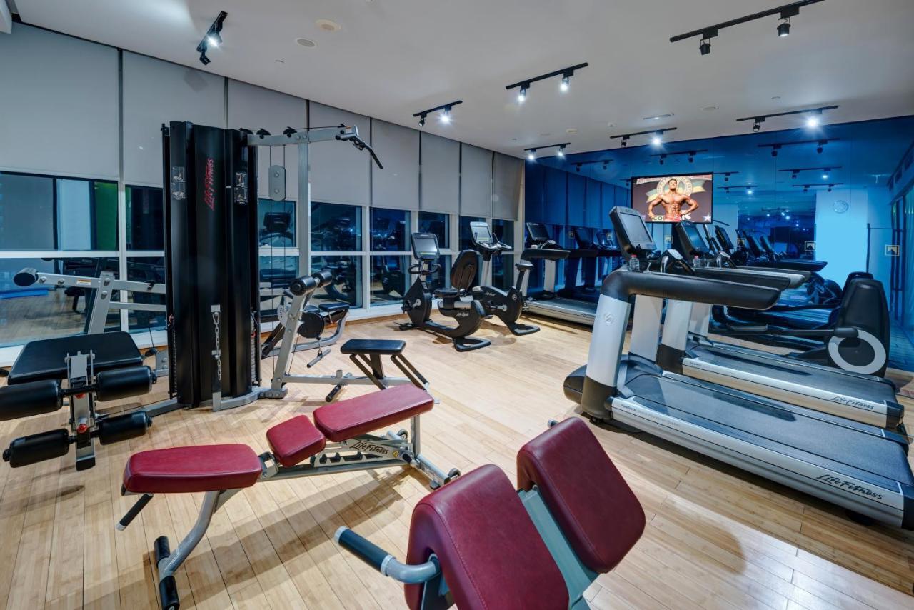 The Act Hotel Sharjah Exterior photo The gym at the hotel