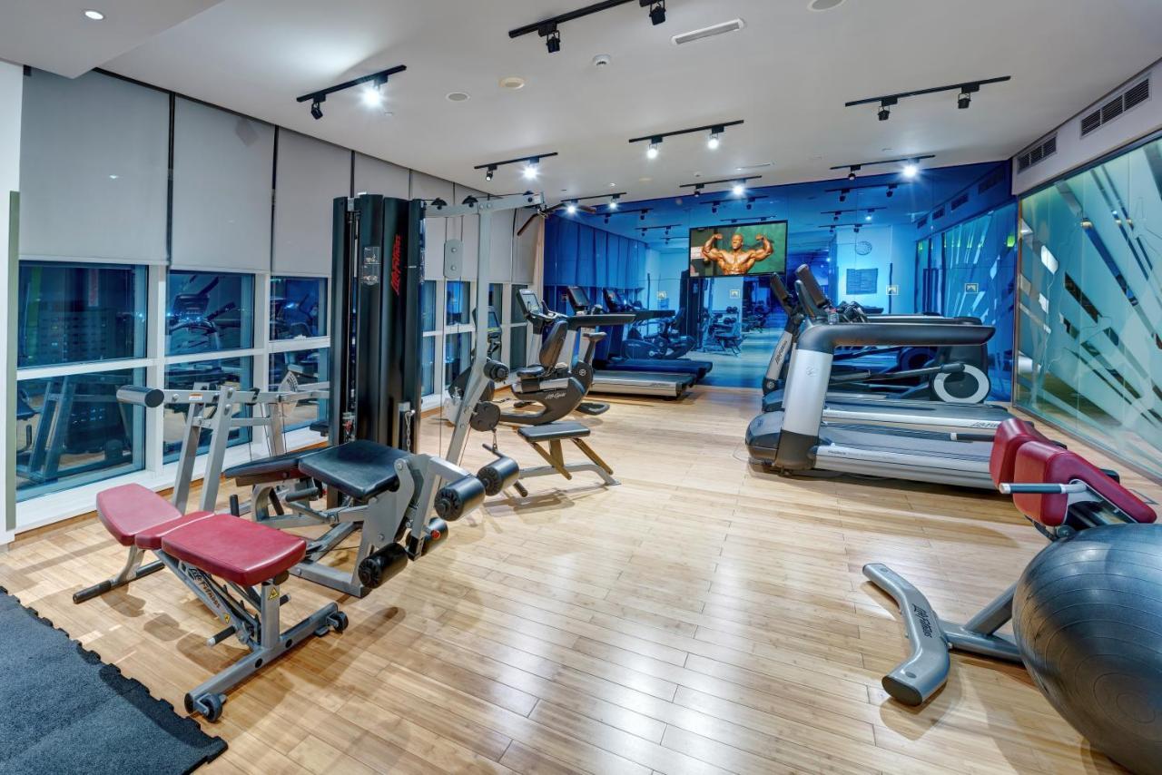 The Act Hotel Sharjah Exterior photo The gym at the hotel