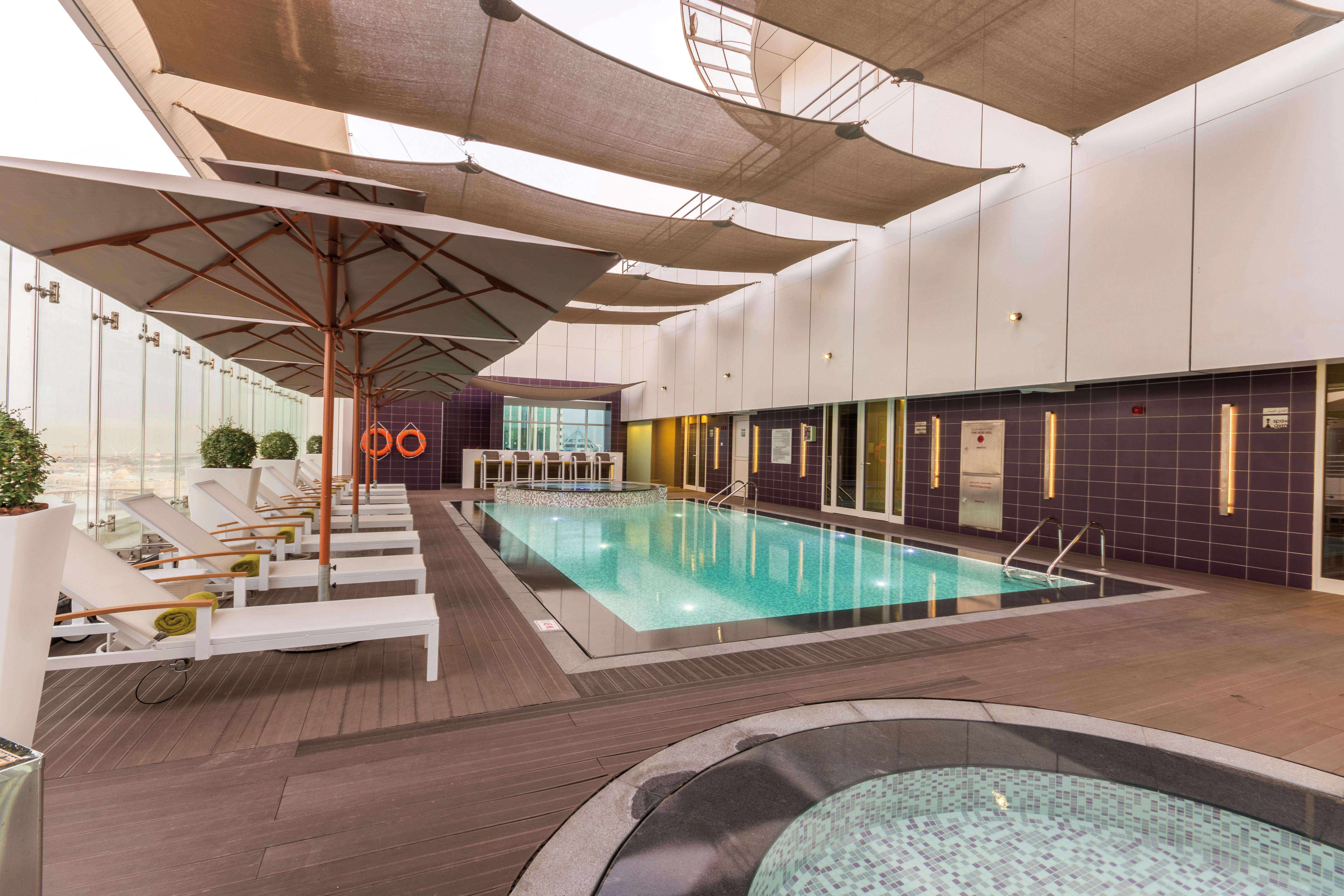 The Act Hotel Sharjah Facilities photo The swimming pool at the 100th floor