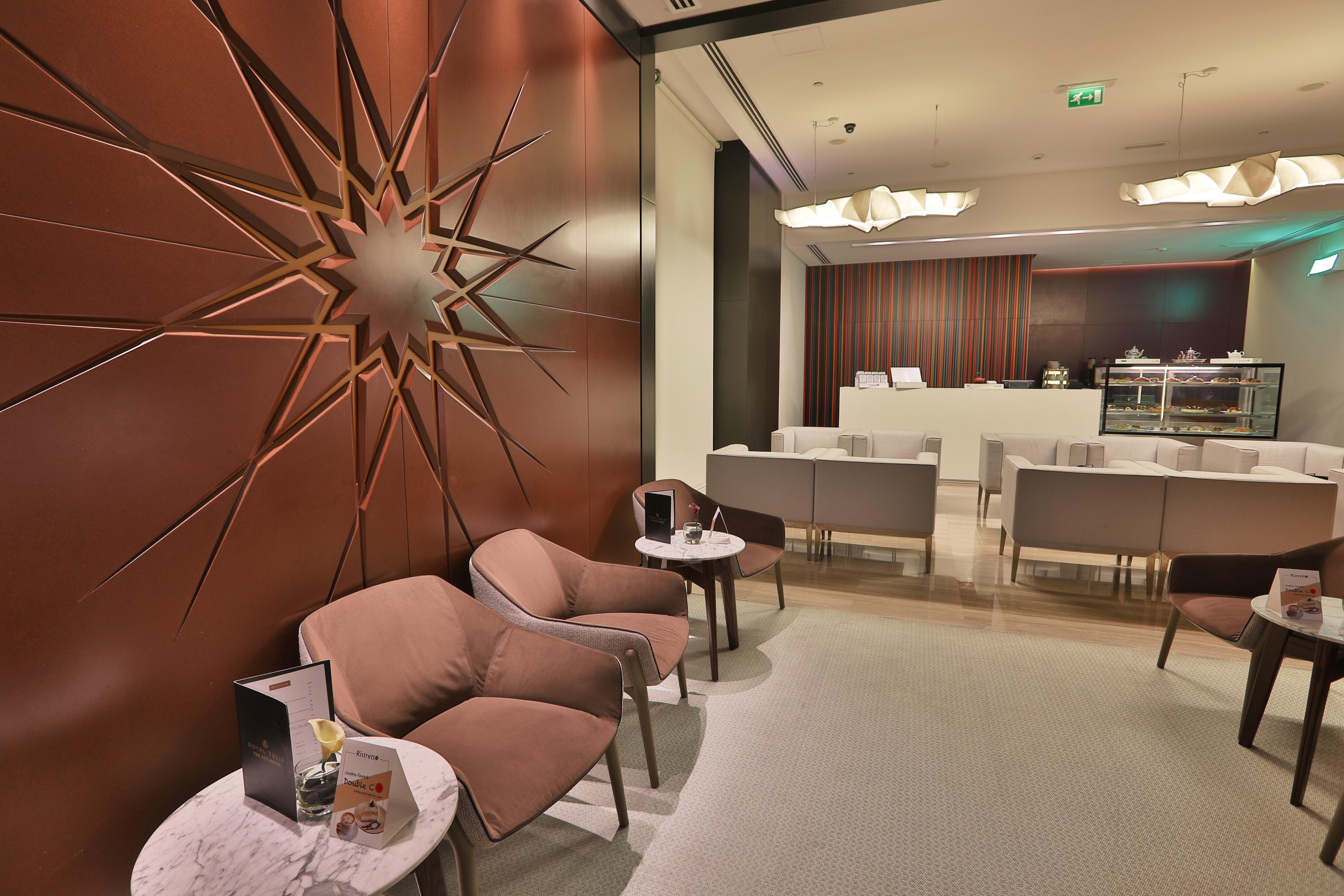The Act Hotel Sharjah Exterior photo The lounge at the airport