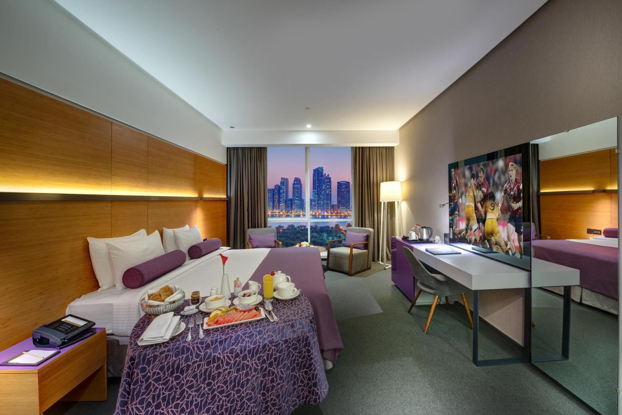 The Act Hotel Sharjah Exterior photo Deluxe Room